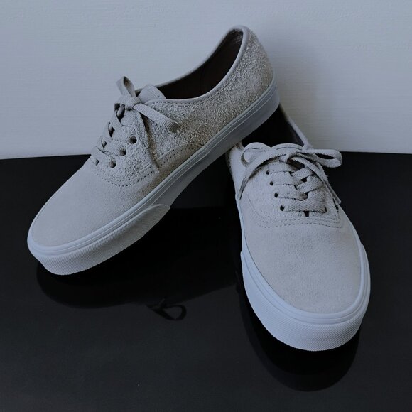 Vans Women's Authentic Suede Mix Sneaker in Awesome Moon Rock Brown Gray - Picture 9 of 11